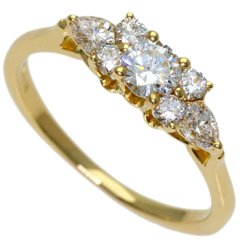 Tiffany & Co. Seven-Stone Diamond Ring, 18K Yellow Gold, Women's.